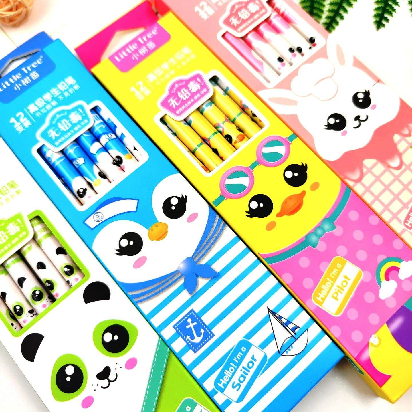 Animal Lovers’ Pencil Pack – Set of 12