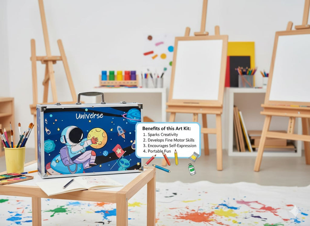 145-Piece Space theme Art Kit for extra ordinary minds🎨