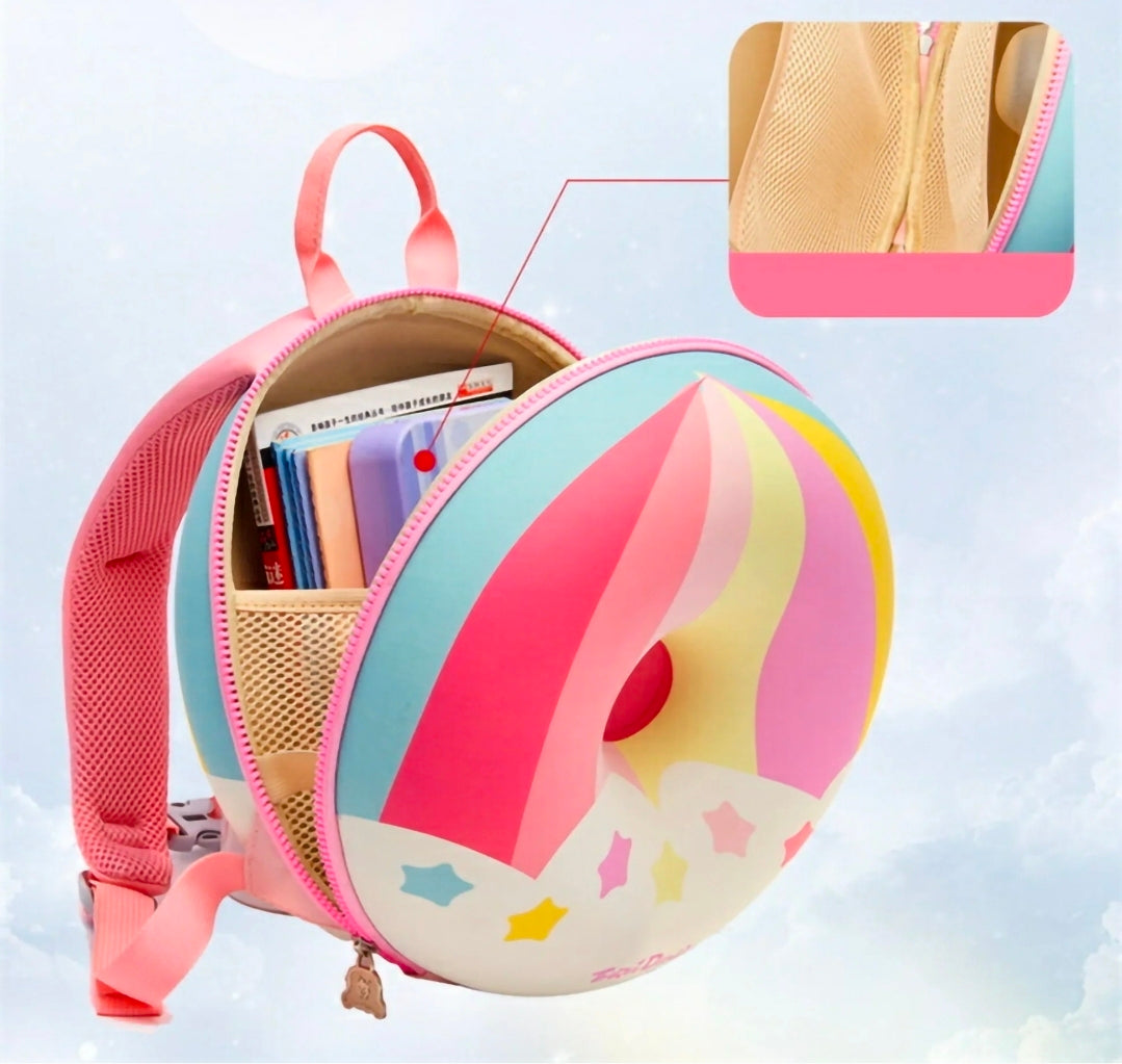 Sweet Donut Shaped School Bag for Kids
