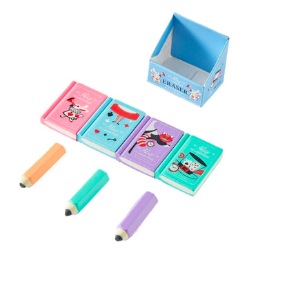 ✏️📖 Smart Start to School – Book & Pencil Erasers!