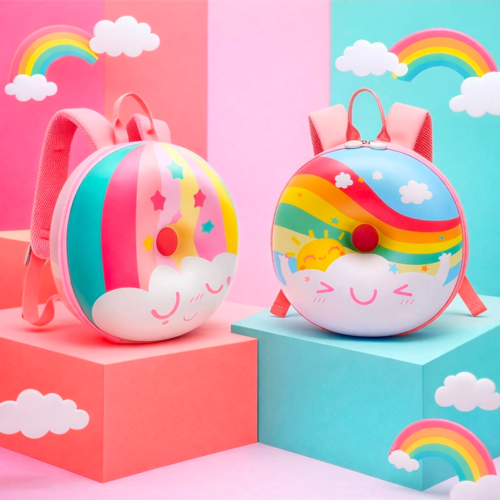 Sweet Donut Shaped School Bag for Kids