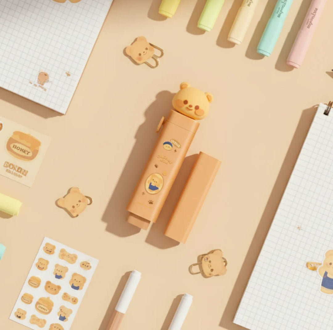 Cartoon Push Pull Sliding Retractable Eraser | Adorable & Handy