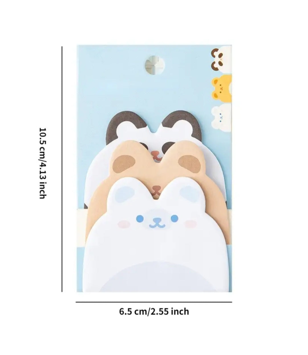 Kawaii Animal Design Sticky Notes