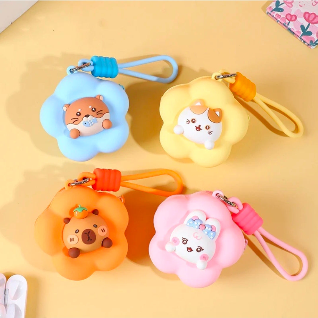 🐼🦁 Cute Animal Silicone Pouches