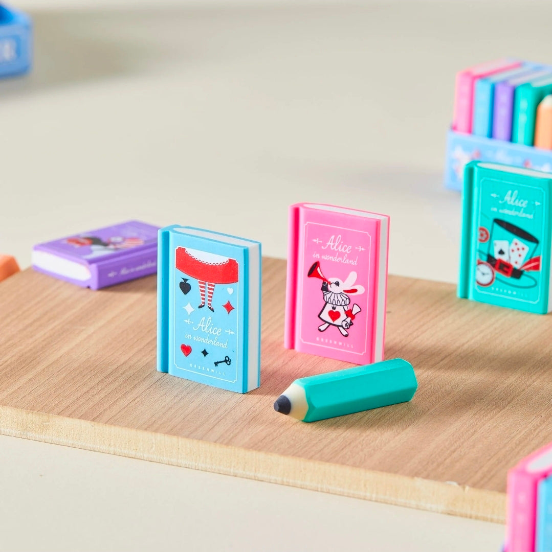 ✏️📖 Smart Start to School – Book & Pencil Erasers!